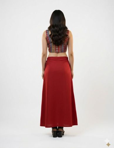 Ladies Red Cotton Petticoat