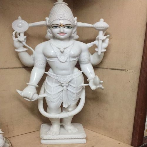 2 Feet Marble Vishnu Statue