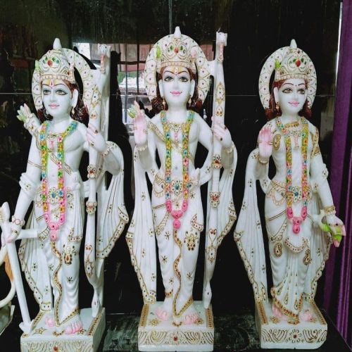 3 Feet Marble RAM Darbar Statue