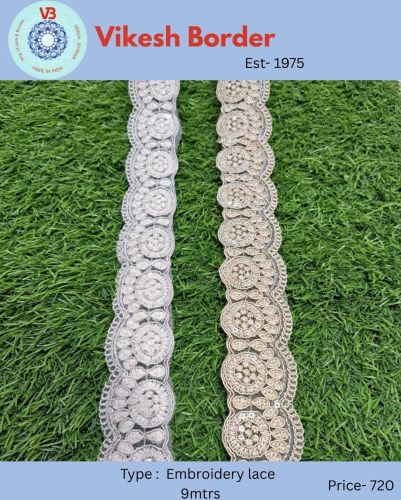 Designer Border Embroidered Lace