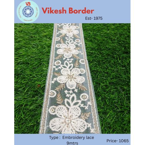 Floral Embroidered Lace