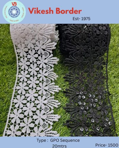 Floral GPO Sequence Lace