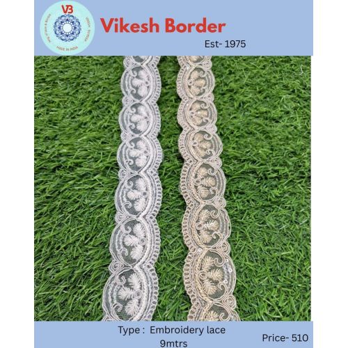 Net Fancy Embroidered Lace