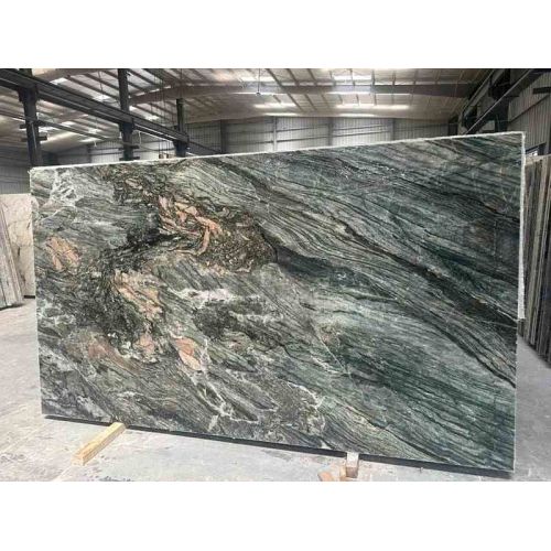 Premium Green Quartz Stone Slab