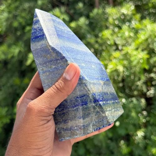 Lapis Lazuli Crystal Tower