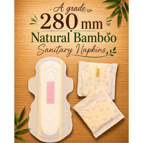 280 Mm Bamboo Sanitary Pads