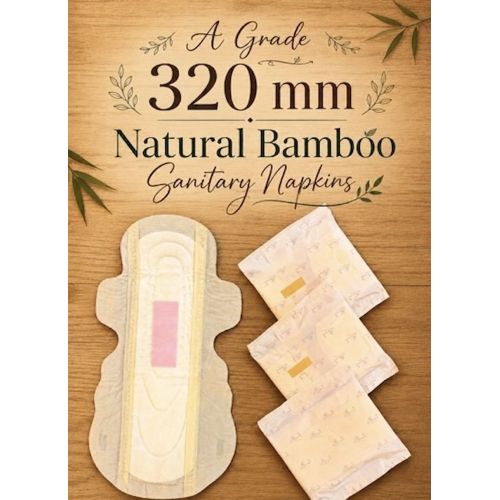 320 Mm Bamboo Sanitary Napkins
