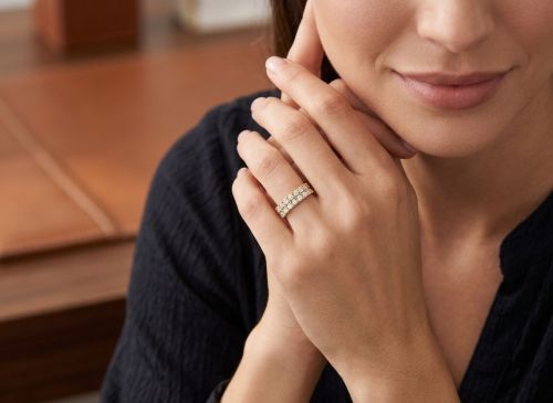 Party Wear Diamond Gold Ring