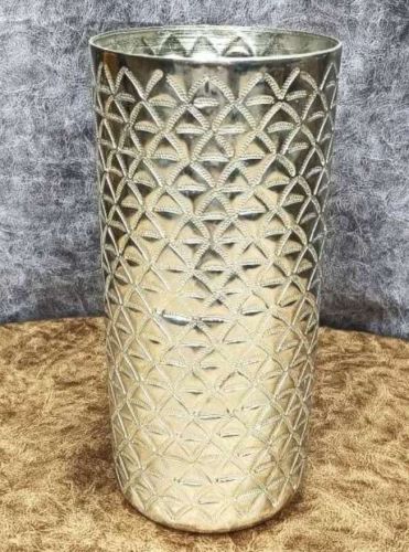 Aluminium Diamond Cut Flower Vase