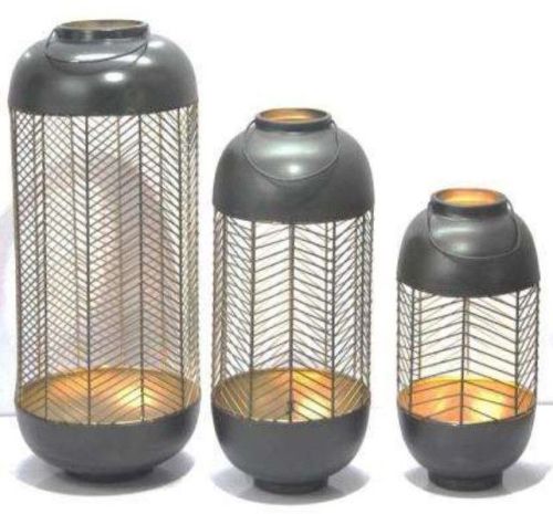 Black Iron Wire Hanging Lantern
