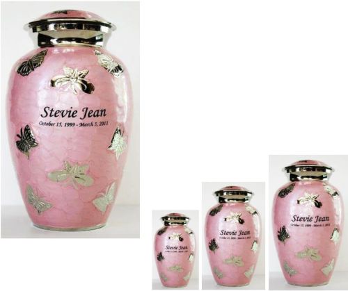 Pink Brass &AMP; Aluminium Cremation Urn