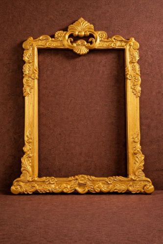 Rectangle Golden Mirror Frame