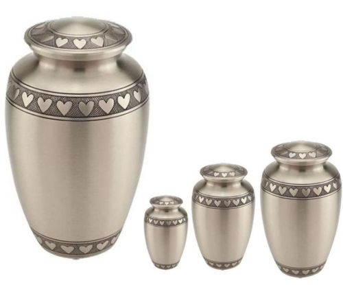 Silver Brass &AMP; Aluminium Cremation Urn