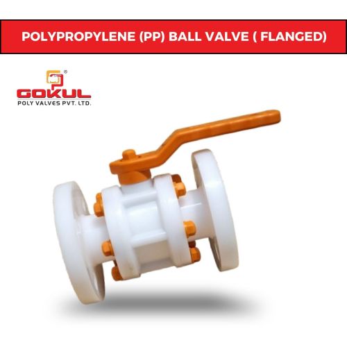 Flange End PP Ball Valve