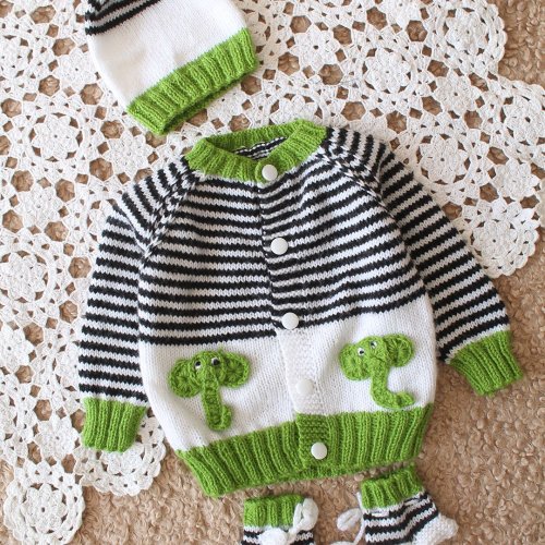 Baby Wool Knitted Clothing Gift Set