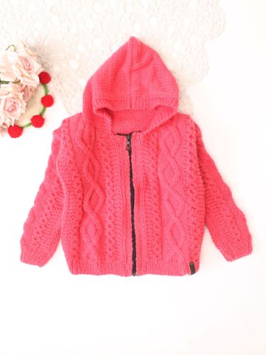 Crochet Hooded Baby Cardigan
