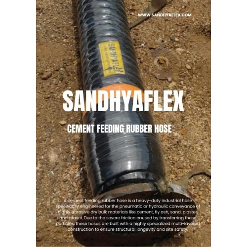 4inch Cement Feeding Rubber Hose Pipe