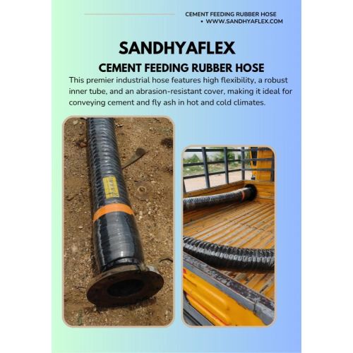 Cement Feeding Rubber Hose with Fixed Flange
