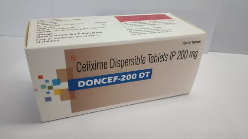 Cefixime 200mg Dispersible Tablets