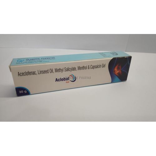 Aceclofenac Linseed Oil Methyl Salicylate Menthol And Capsaicin Gel