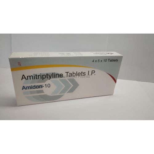 Amitriptyline Hydrochloride 10mg Antidepressant Tablets