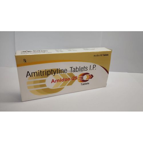 Amitriptyline Hydrochloride 25mg Antidepressant Tablets