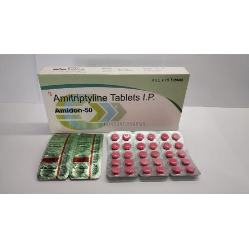 Amitriptyline Hydrochloride 50mg Antidepressant Tablets