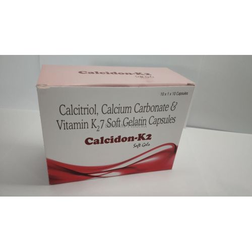 Calcitriol Calcium Carbonate And Vitamin K2-7 Soft Gelatin Capsules