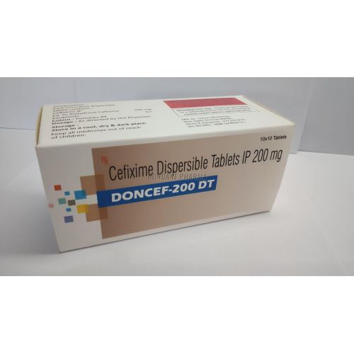 Cefixime 200mg Dispersible Tablets