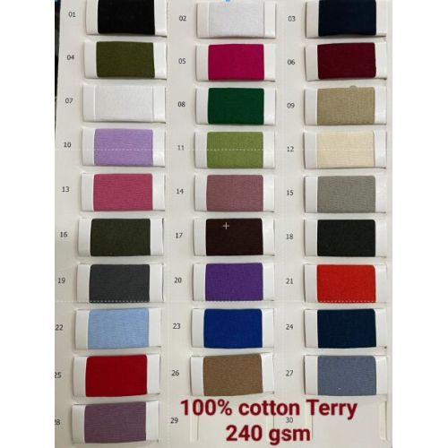 French Terry Cotton Fabric
