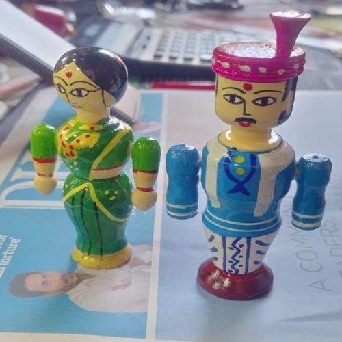 Wooden Chora Chori Statue