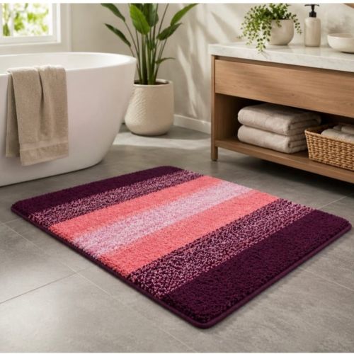 Dual Tone Tufted Bath Mat