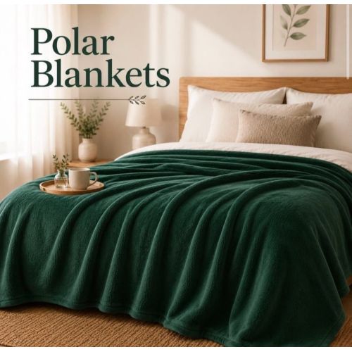 Forest Green Polar Blanket