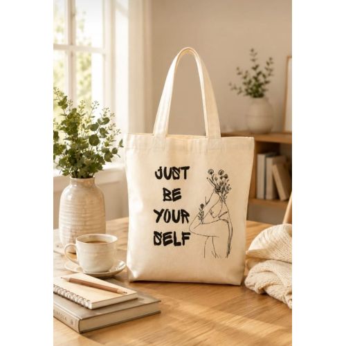 Inspirational Printed Cotton Tote Bag