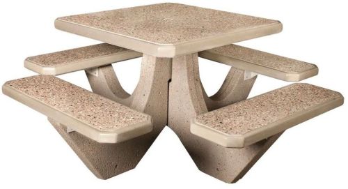 RCC Precast 4 Seater Square Table