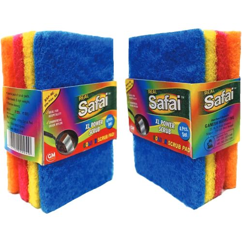 15 Mm Colour Grip Scrub Pad Set