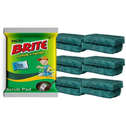 Real Brite Green Kitchen Scrub Pad