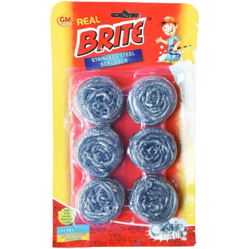 Real Brite Steel Scrubber Set