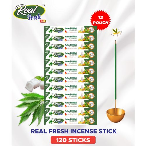 Real Fresh Neem Mint Protection Agarbatti