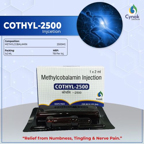 Cothyl 2500mg Methylcobalamin Injections