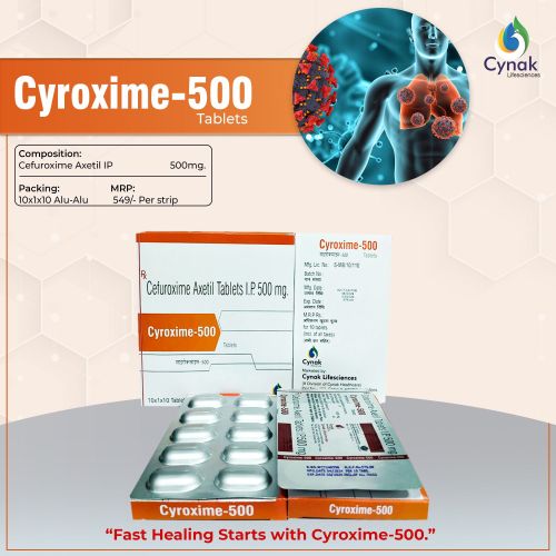 Cyroxime 500mg Cefuroxime 500 Tablets