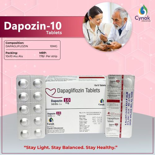Dapozin 10mg Dapagliflozin Tablets