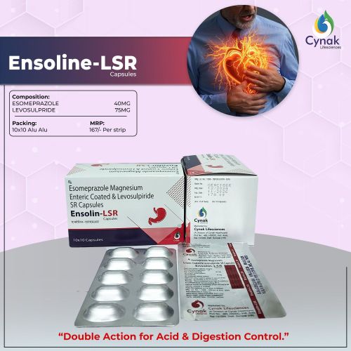 Ensolin LSR Esomeprazole Levosulpiride Tablets