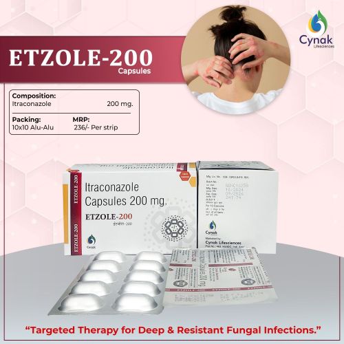 Etzole 200mg Itraconazole Capsules