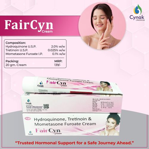 Faircyn Hydroquinone Tretinoin Mometasone Furoate Cream