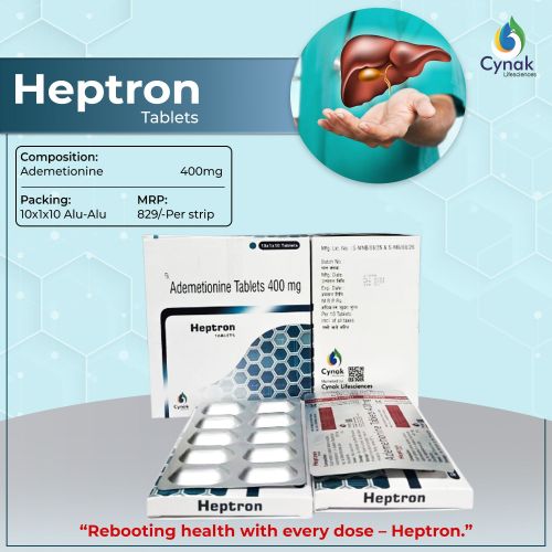 Heptron 400mg Ademetionine Tablets