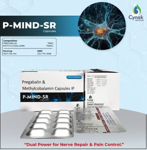 P Mind SR Pregabalin Methylcobalamin Capsules