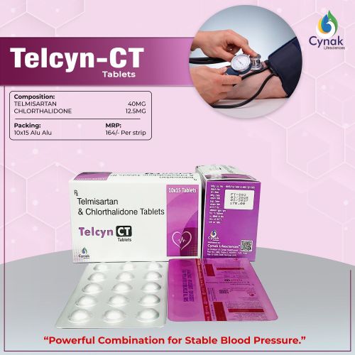 Telcyn CT Telmisartan Chlorthalidone Tablets