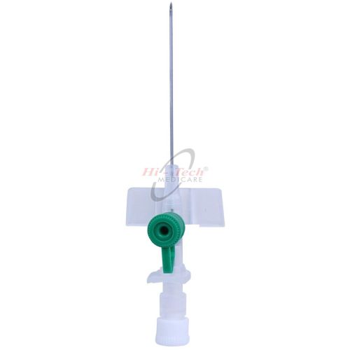 18G IV Cannula with Wings and Injection Port