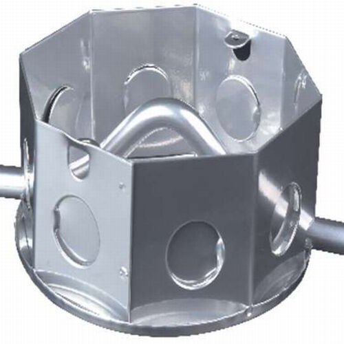 2.5 Inch Galvanized Iron Round Fan Box